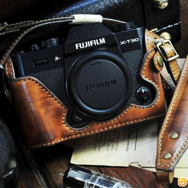 Fujifilm X-T30 X-T20 相機皮套 可分拆 Xt30 xt20 牛皮 袋 套 帶 leather case 相機袋