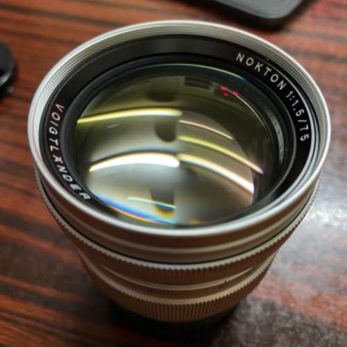 99成新voigtlander 75mm F1.5 sliver 福能達