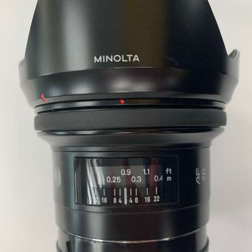 90% Minolta 20mm / f2.8 A-Mount廣角鏡頭