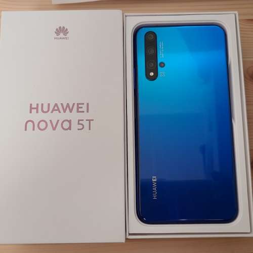 HUAWEI nova 5T 8GB+128GB 蘇音藍 99%新