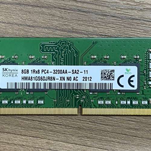 Hynix 8GB DDR 4 3200 SODIMM notebook ram - Dell XPS