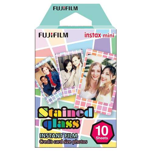 FUJIFILM INSTAX MINI INSTANT FILM (STAINED GLASS) 富士即影即有菲林相紙 (玻璃磚)