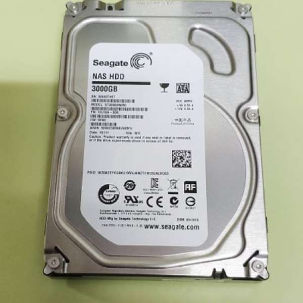 SEAGATE NAS HDD 3TB 3.5吋 硬碟