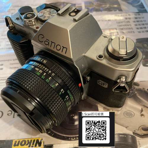 Canon AL-1 with FD 50mm f/1.4 Shutter Repair and Lens Cleaning 快門維修及抹鏡...