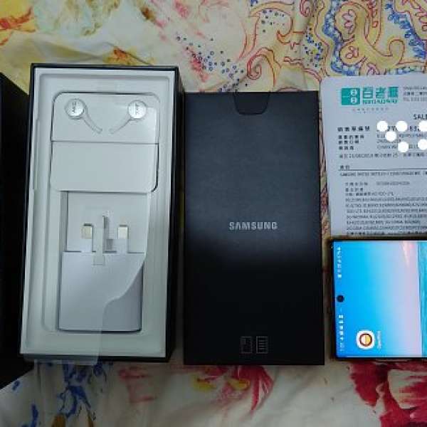 三星samsung Note10+ Note 10 + 12+256 白色 (可換 iphone samsung s20 xperia