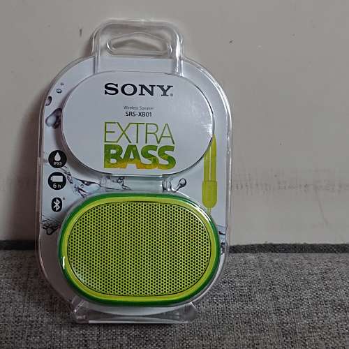 全新綠色Sony SRS-XB01 Wireless Speaker藍芽可攜式防水喇叭EXTRA BASS