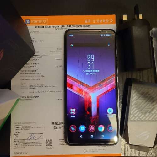 行貨ASUS ROG PHONE 2(12GB+512GB) 全套有盒有保