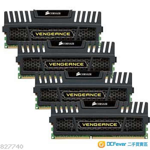 Corsair Vengeance DDR3 1600 32GB套裝 (4X8GB)
