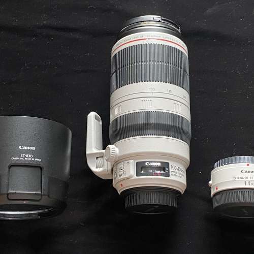 Canon EF 100-400mm f4.5-5.6L IS II USM及1.4X III