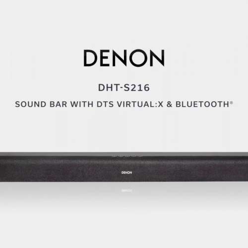 旺角實店銷售全新 DENON天龍音響系統 DHT-S216 S216 Sound Bar 香港代理行貨1年原廠...
