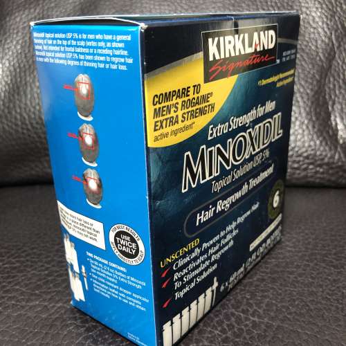 Kirkland Minoxidil 米諾地爾 , 6個月裝，6支裝，6 months supply, 6 bottles, 生...