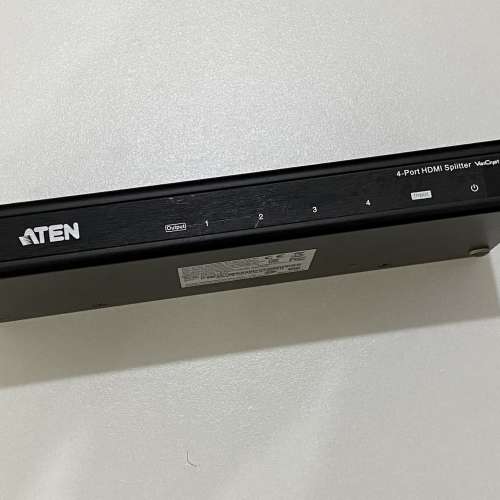 95% New Aten VS184 1 in 4 out 4K HDMI影音分配器