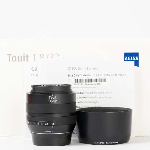 || Zeiss Touit 32mm F1.8 - X Mount, full packing $3800 ||