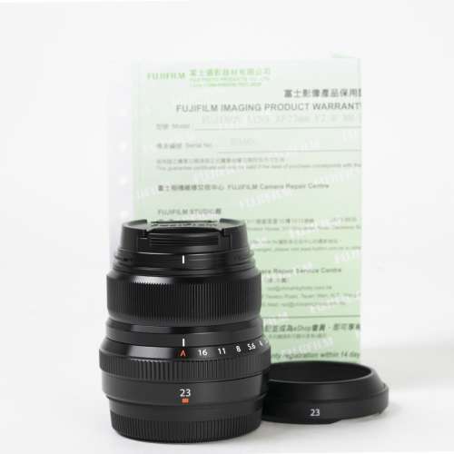 || Fujifilm Fujinon XF 23mm F2 R WR - Black with lens hood - $2200 ||