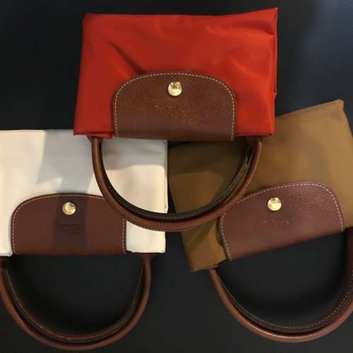 Longchamp 中size 尼龍袋 購自巴黎  real and new