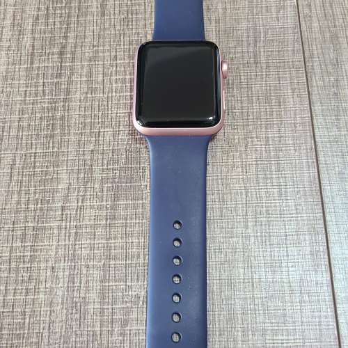 95％新 apple watch series 2 第二代 42mm 藍 玫瑰金