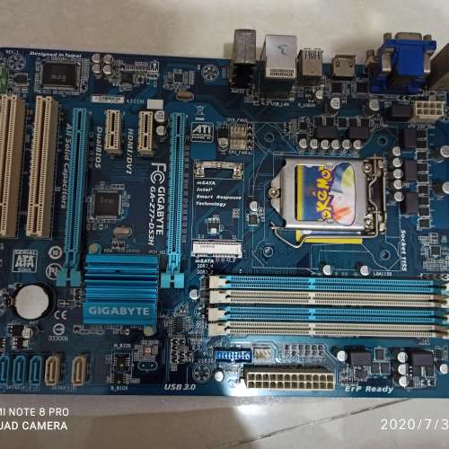 二手 GIGABYTE Z77-DS3H Z77 DDR3 USB3 LGA1155 ATX MB