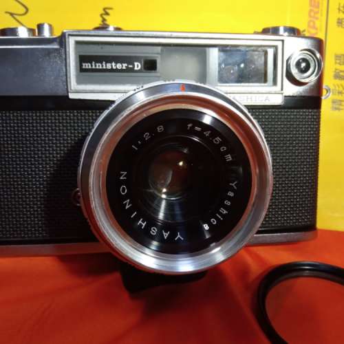 Yashica minister-D 古董相機 45mm f f2.8 鐿 已通過實試 100% work
