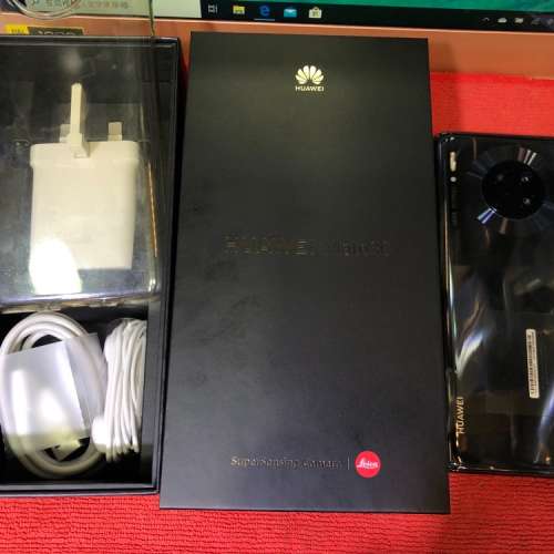 99%New Huawei Mate 30 8+128GB 黑色 香港行貨 全套有盒有配件機套 自用超值