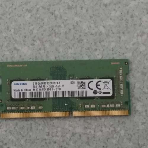 Samsung notebook ram DDR4 8G 2666