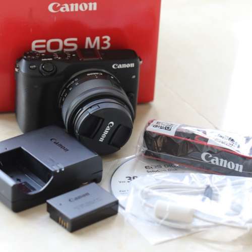 Canon M3 with EF-M 15-45 IS