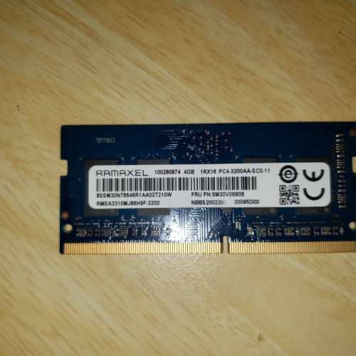 Ramaxel 4GB SODIMM DDR4 2666MHz Notebook Ram 私保14日