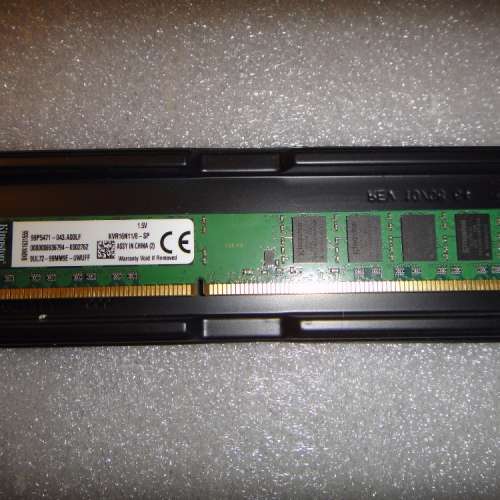 Kingston DDR3 8GB 雙面一條