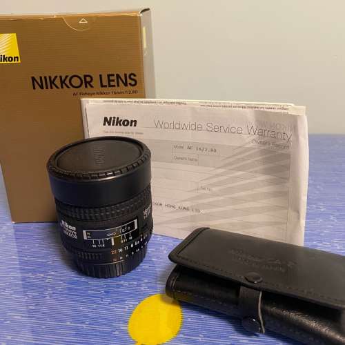 NIKON AF FISHEYE-NIKKOR 16MM 2.8D