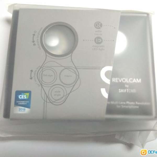 Revolcam 三合一旋轉手機鏡頭 ( 配LED 補光燈、自拍鏡 )