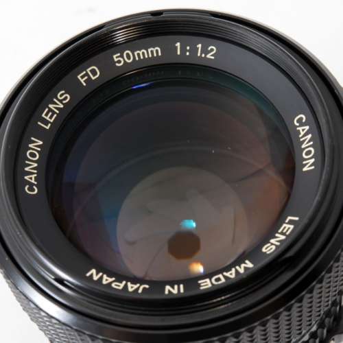 Canon 50mm f/1.2 FD 大光圈標準鏡皇 連 SONY nex接環，即買即用。