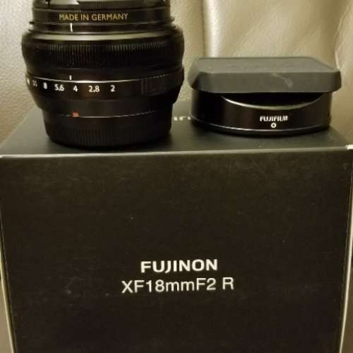 Fujifilm XF18mm F2 R (有入塵但不影響正常使用)
