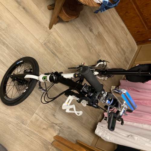 Dahon 大行 k3 Plus[白色]9速 送車袋小G咪表水壺架x2頭尾燈電話支架