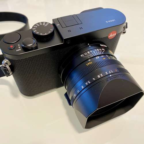 95%新 黑色徠卡 全片幅 Leica Q (type 116) 行貨未過保 相機連鏡