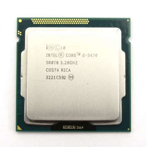 Intel® Core™ i5-3470 4核 CPU 處理器 3.20 GHz (6M 快取記憶體，最高 3.60 GHz)