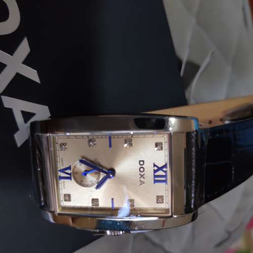 瑞士名錶 DOXA男士, 真鑽石錶