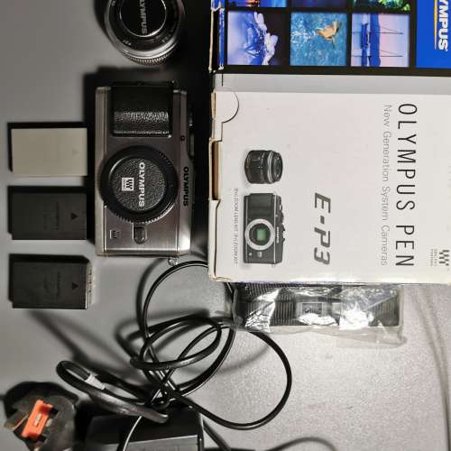 Olympus E-P3 with 17mm 2.8 good condition