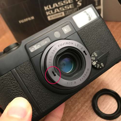 Fuji fujifilm klasse s 連罕有遮光罩菲林相機SUPER-EBC 38mm 2.8