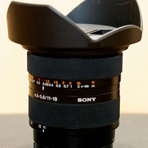 Sony 11-18／4.5-5.6 AE DT for A-mount