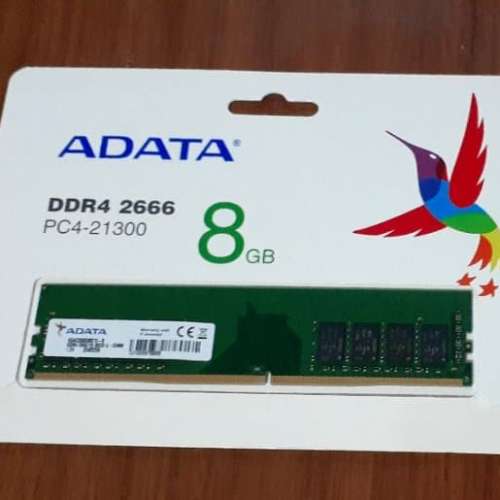 ADATA Premier 8G DDR4-2666 RAM (有保養)
