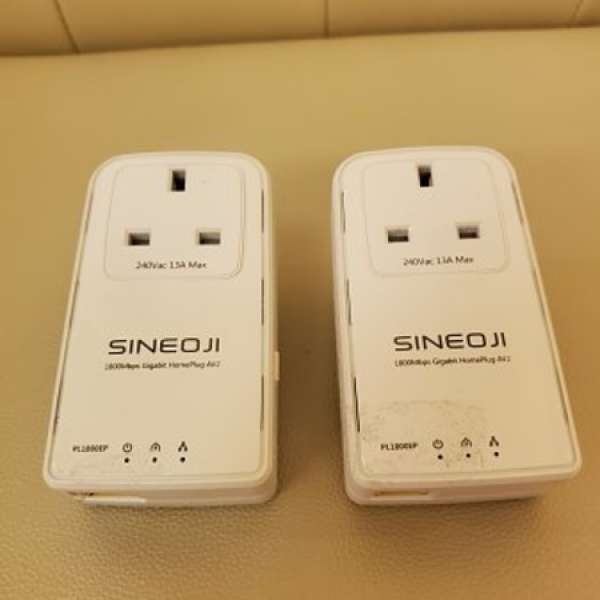 Homeplug (pair) SINEOJI 1800Mbps Gigabit AV2