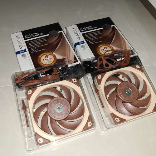 Noctua NF-A12x25 PWM 12cm風扇 (兩把)