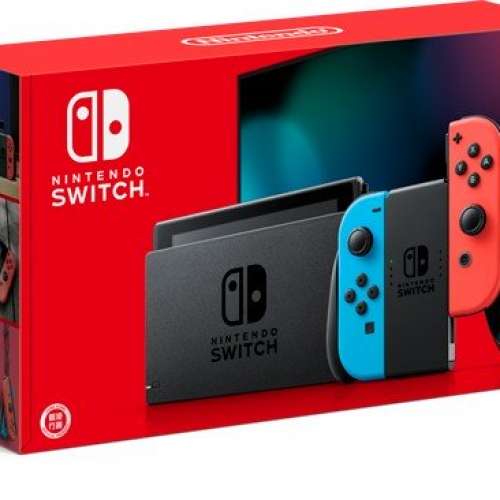 全新 Nintendo Switch 紅藍色 大電版 香港行貨