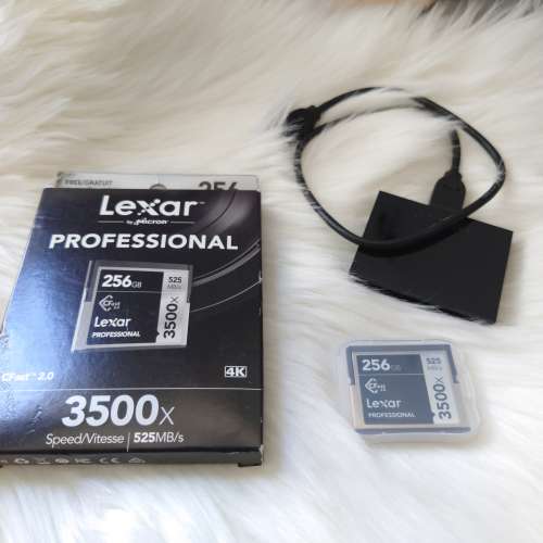 Lexar CFast2.0 256GB $1100 跟 Reader