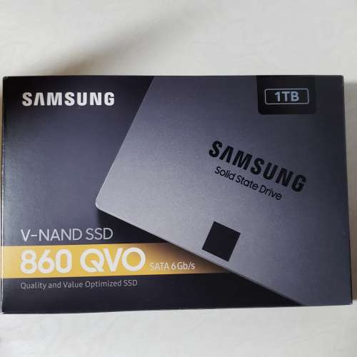Samsung 1 tb 860 QVO V-NAND SSD 香港行貨有單 有保養 9成新
