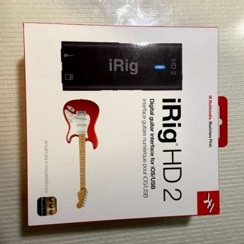 IK Multimedia iRig HD 2 電吉他練習表演工具（有保）