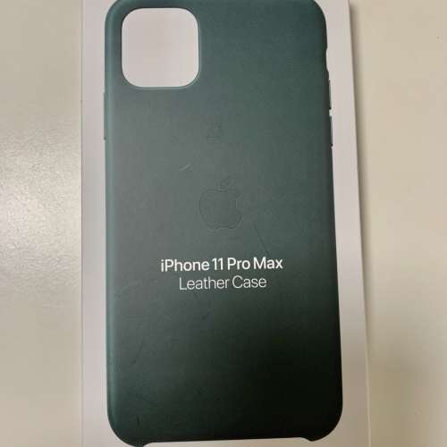 Apple iPhone 11 Pro Max Leather Case 皮革 山林綠色 綠色 Green 殼