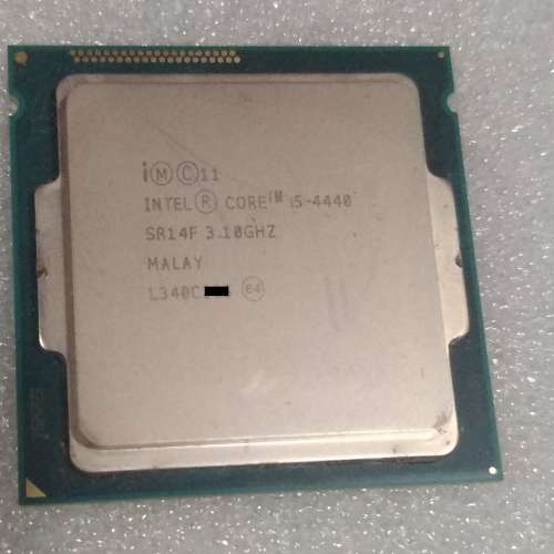 100% work Intel Core i5-4440 CPU  送壞 Asrock B85M-HDS 底板