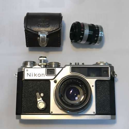 Nikon SP 連 NIKKOR H F2 50mm NIPPON Universal Finder 連皮套，