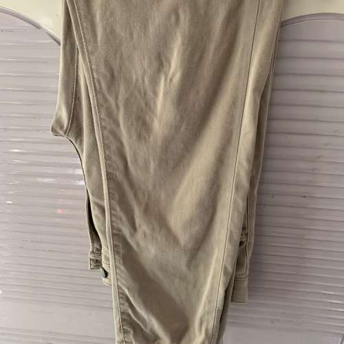 (二手) Uniqlo EZY 淺啡色長褲 M Size 中碼 170/80A