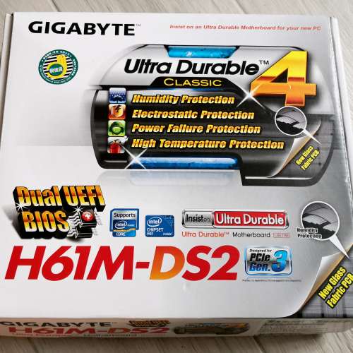 GIGIBYTE H61M-DS2 + INTEL CORE i5-2400 LGA1155